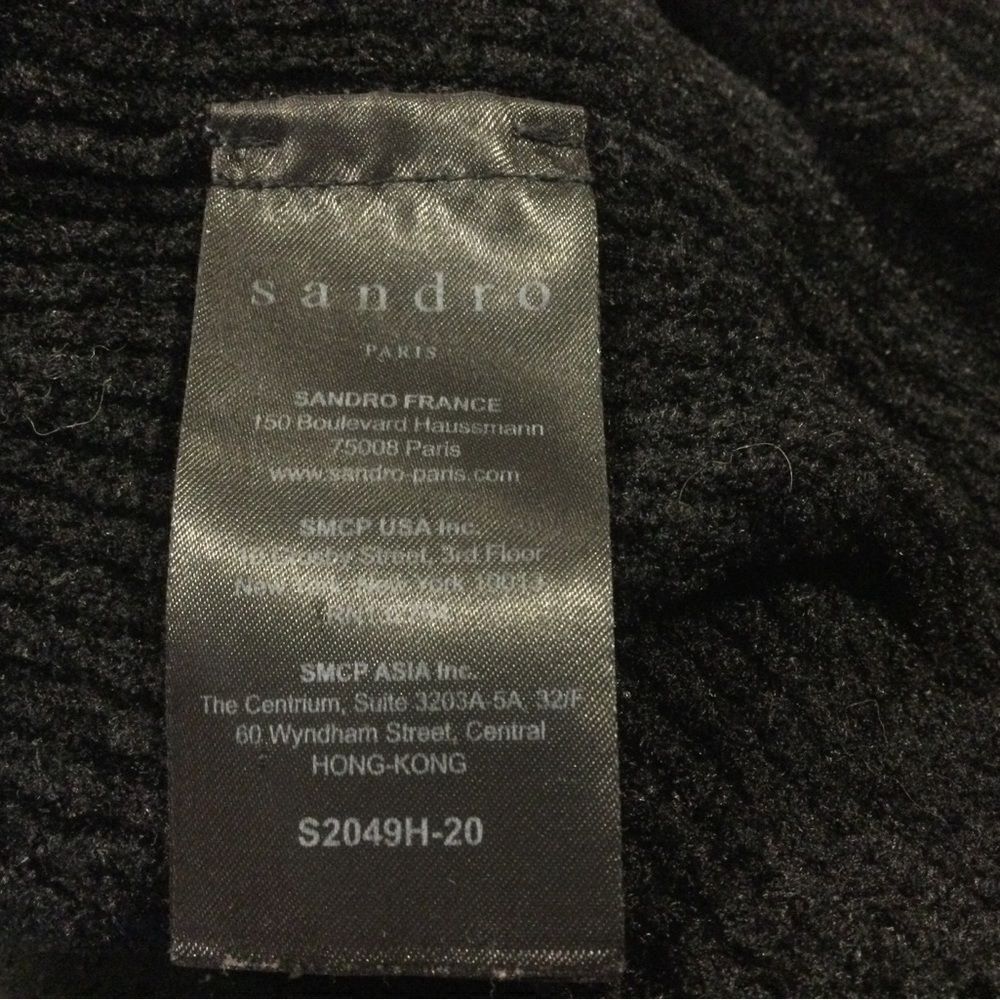 SANDRO Olympe Ribbed Sweater - Picture 10 of 12